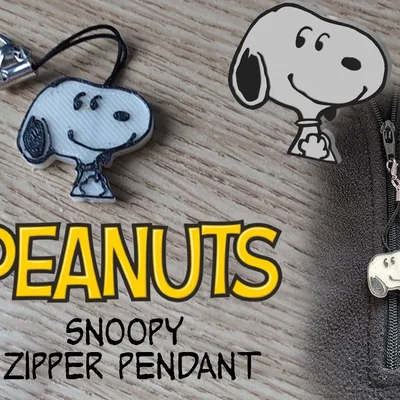 Móc treo Snoopy cho điện thoại và khóa kéo - In 3D dễ thương