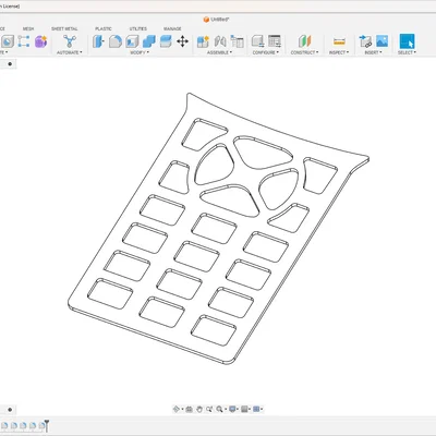 Khung phím thay thế cho bộ đàm Sepura 8000/9000 (Keyframe)