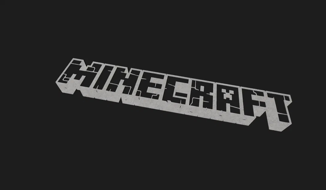 Mô hình logo Minecraft in 3D trang trí bàn làm việc cực chất - Image 1