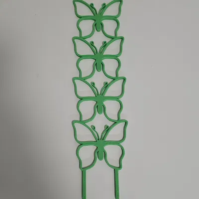 Khung đỡ cây cảnh hình bướm in 3D độc đáo cho chậu cây
