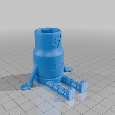 Mô hình 10mm buddy: Người bạn giữ đầu khẩu dễ thương cho xưởng cơ khí