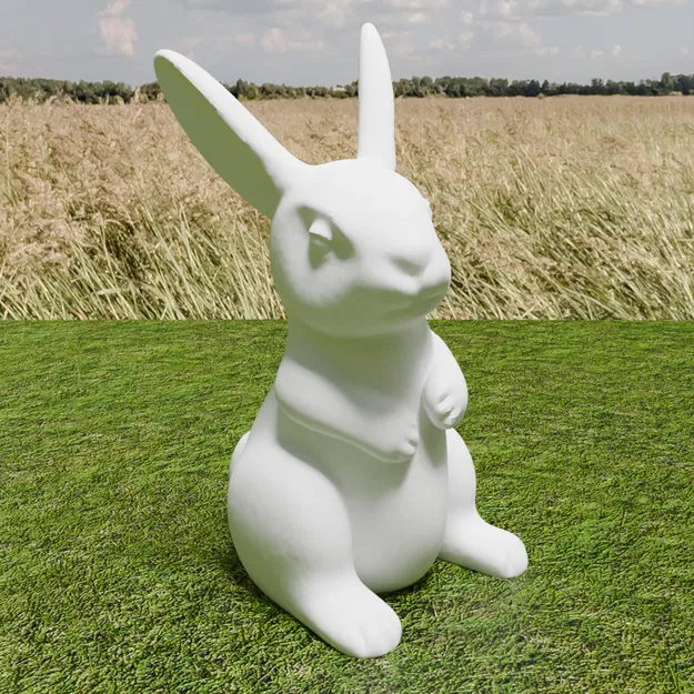 Mô hình chú thỏ Phục sinh (Easter bunny) trang trí dễ thương - Image 2
