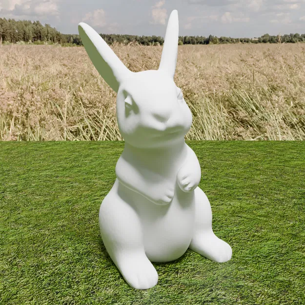 Mô hình chú thỏ Phục sinh (Easter bunny) trang trí dễ thương - Image 3