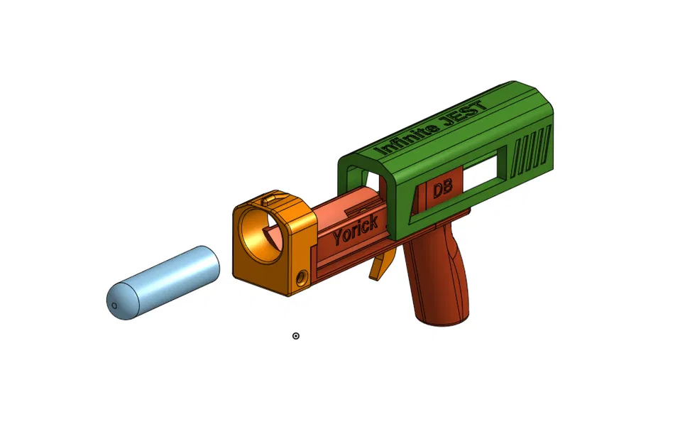 Yorick: Mẫu súng hand cannon Mega XL in 3D cực chất - Image 1