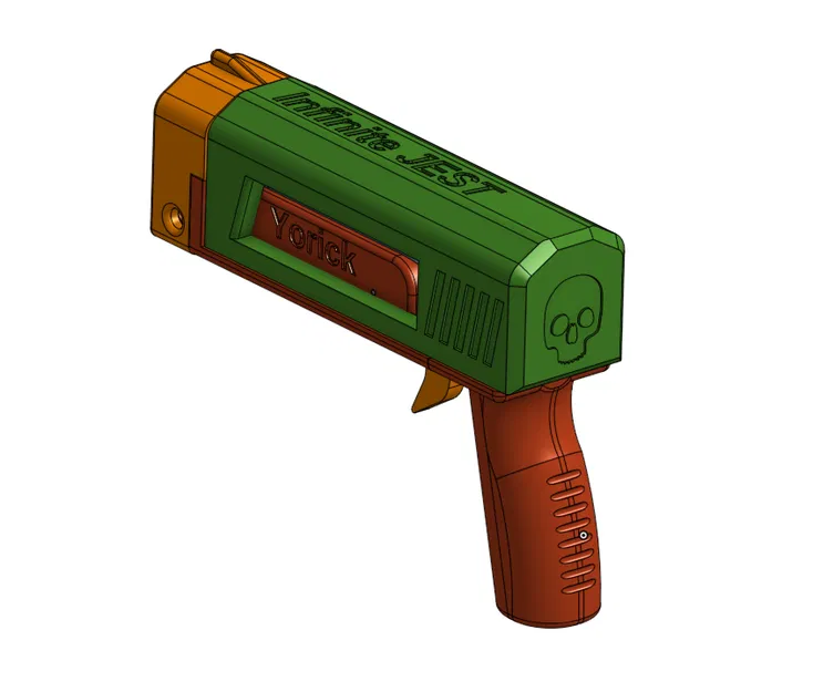 Yorick: Mẫu súng hand cannon Mega XL in 3D cực chất - Image 2