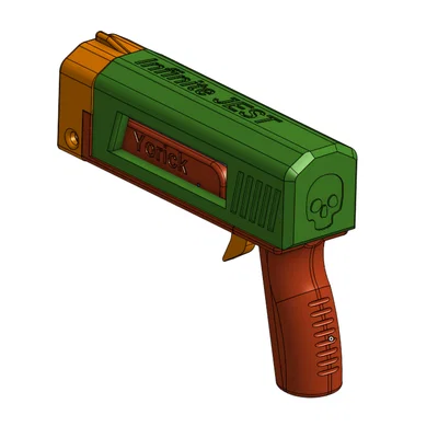 Yorick: Mẫu súng hand cannon Mega XL in 3D cực chất