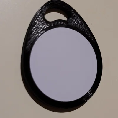 Móc khóa giữ thẻ RFID/NFC (25mm) - Thiết kế in 3D tiện lợi