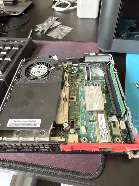 Lenovo M920q/M720q gắn card Mellanox MCX311A (Bản Remix) - Image 7