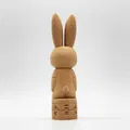 Mô hình Bunny Totem Pole – Tượng thỏ trang trí phong cách gỗ độc đáo - Thumbnail 2