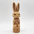 Mô hình Bunny Totem Pole – Tượng thỏ trang trí phong cách gỗ độc đáo - Thumbnail 8