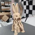 Mô hình Bunny Totem Pole – Tượng thỏ trang trí phong cách gỗ độc đáo - Thumbnail 9