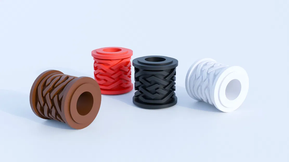 Hạt charm Viking Bead 6mm - Phụ kiện trang sức in 3D độc đáo - Image 1