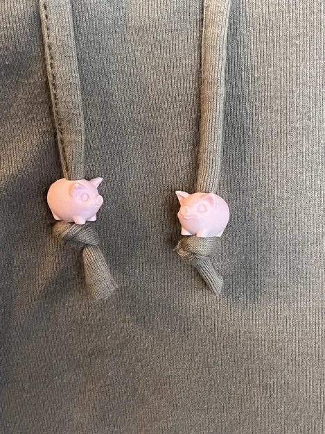 Hạt charm Piggy Bead hình heo con đáng yêu cho vòng tay và paracord - Image 2