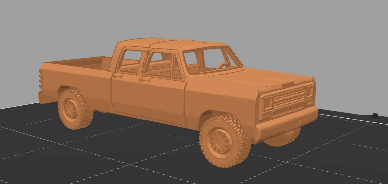 Mô hình Dodge Ram Crewcab in 3D (Print in place) - Image 1