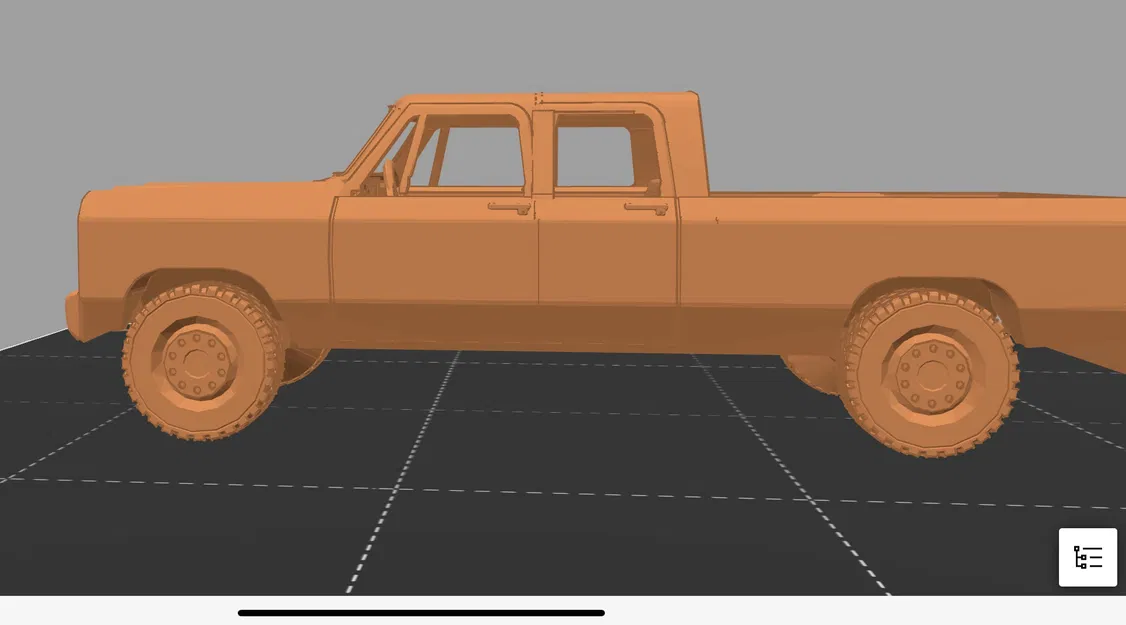 Mô hình Dodge Ram Crewcab in 3D (Print in place) - Image 2