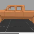 Mô hình Dodge Ram Crewcab in 3D (Print in place) - Thumbnail 2