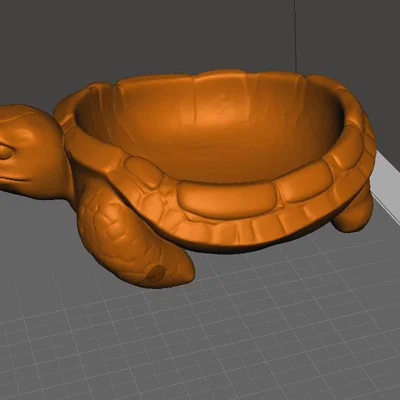 Khay Đựng Đồ Hình Rùa Dễ Thương (Turtle Tray) - Mô Hình In 3D Độc Đáo