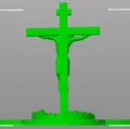 Mô hình Chúa Jesus chịu đóng đinh kèm đế cắm nến (3D Print) - Thumbnail 2