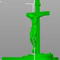 Mô hình Chúa Jesus chịu đóng đinh kèm đế cắm nến (3D Print) - Thumbnail 4