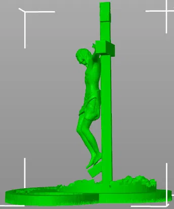 Mô hình Chúa Jesus chịu đóng đinh kèm đế cắm nến (3D Print) - Image 6