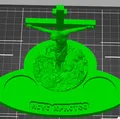 Mô hình Chúa Jesus chịu đóng đinh kèm đế cắm nến (3D Print) - Thumbnail 7