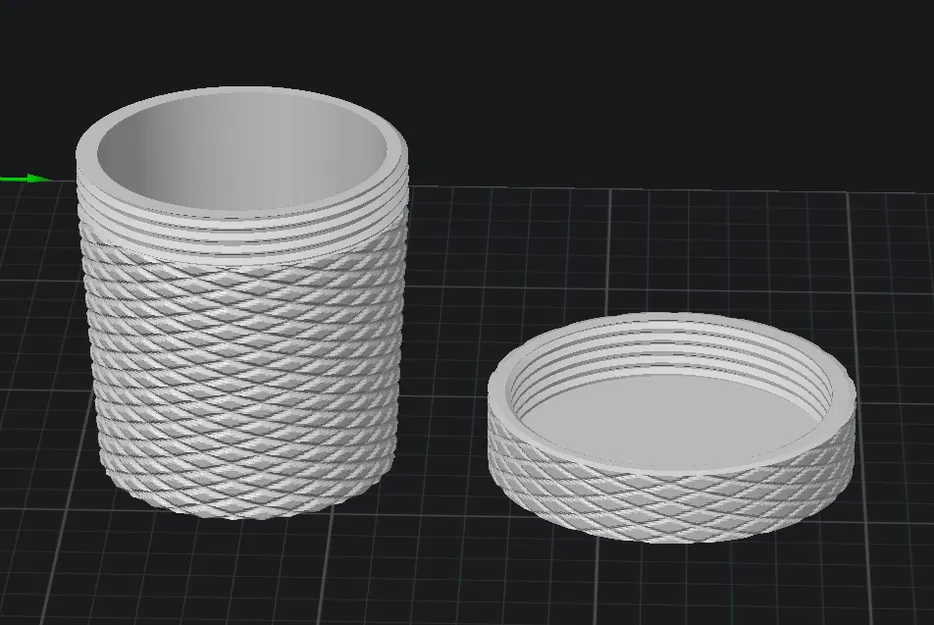 Hộp đựng đồ hình trụ có nắp vặn chắc chắn (Twist top circular container) - Image 1