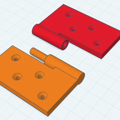 Mẫu bản lề (bisagra) in 3D đa năng cho các dự án DIY