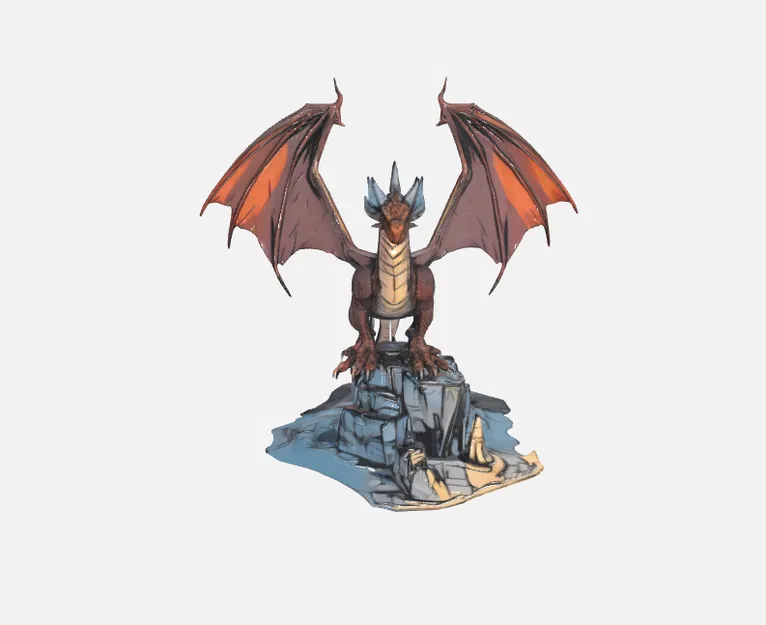 Mô hình rồng thần thoại (Dragon Dragon) 3D tuyệt đẹp để trưng bày - Image 1