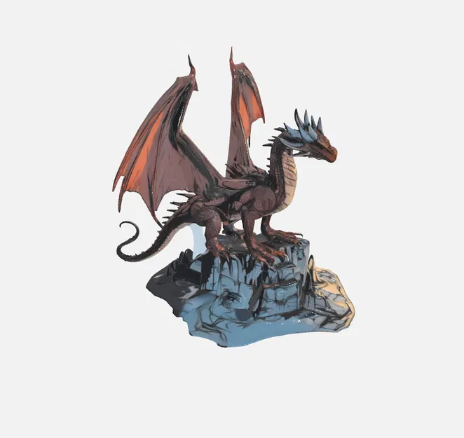 Mô hình rồng thần thoại (Dragon Dragon) 3D tuyệt đẹp để trưng bày - Image 2