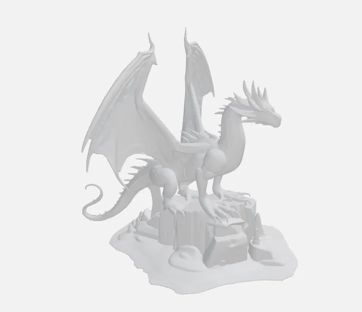 Mô hình rồng thần thoại (Dragon Dragon) 3D tuyệt đẹp để trưng bày - Image 3