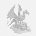 Mô hình rồng thần thoại (Dragon Dragon) 3D tuyệt đẹp để trưng bày - Thumbnail 3