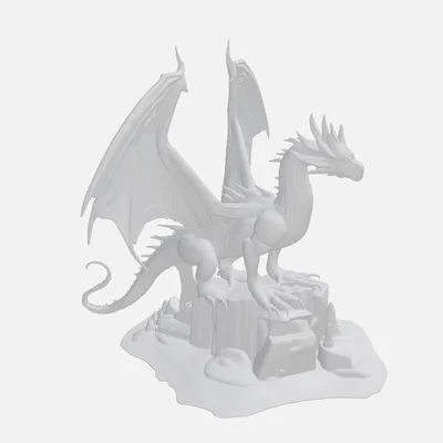 Mô hình rồng thần thoại (Dragon Dragon) 3D tuyệt đẹp để trưng bày