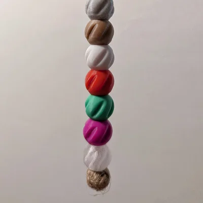 Mẫu hạt trang trí 3D đơn giản - Dùng làm bảng màu sợi in (Bead Sample)