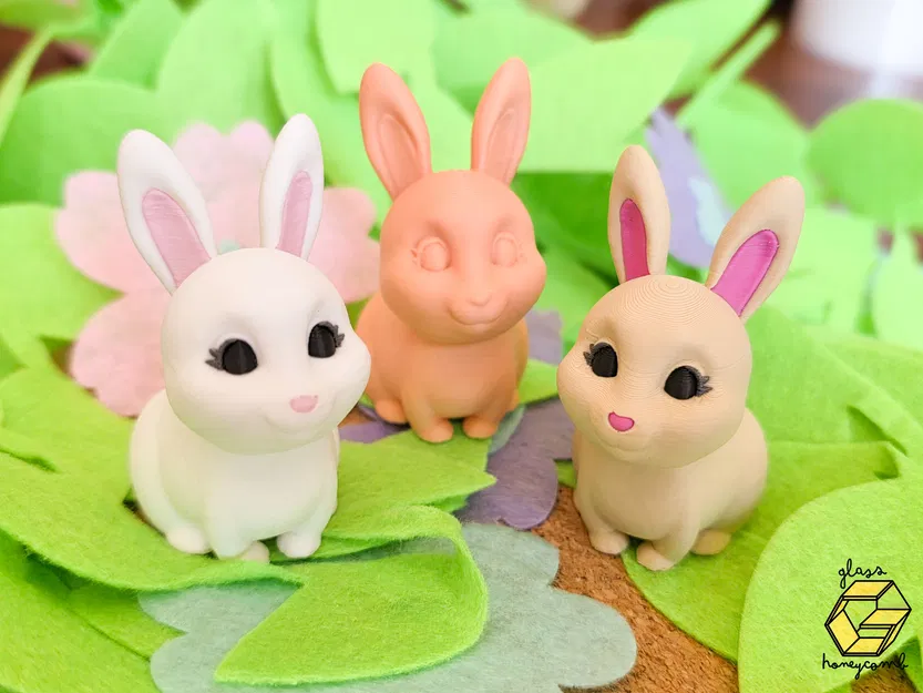 Mô hình Thỏ con dễ thương - Chú thỏ nhỏ ngọt ngào cho Lễ Phục sinh - Image 1