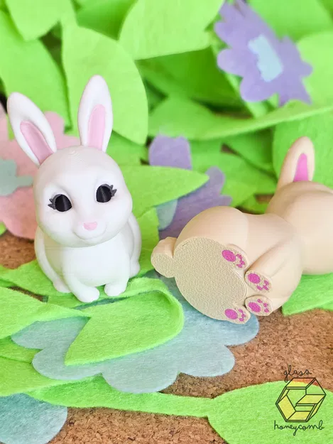Mô hình Thỏ con dễ thương - Chú thỏ nhỏ ngọt ngào cho Lễ Phục sinh - Image 4