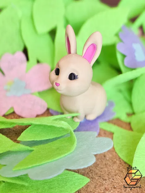 Mô hình Thỏ con dễ thương - Chú thỏ nhỏ ngọt ngào cho Lễ Phục sinh - Image 5