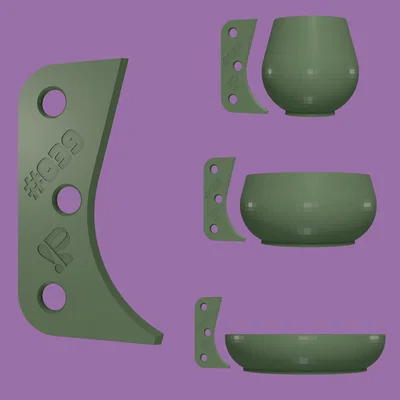 Dụng cụ tạo hình gốm Pottery rib tool #039