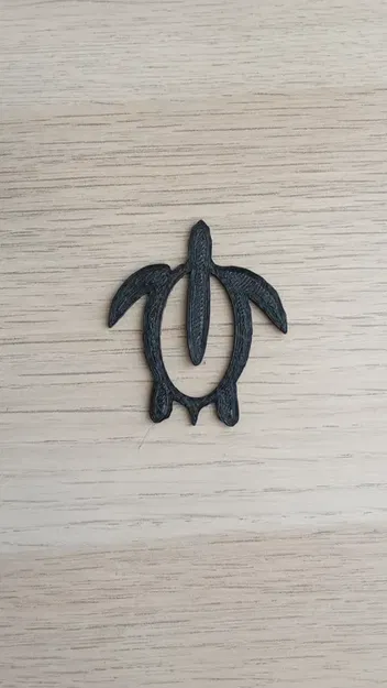 Kẹp đánh dấu trang sách hình rùa biển (Turtle Bookmarker) 3D - Image 3