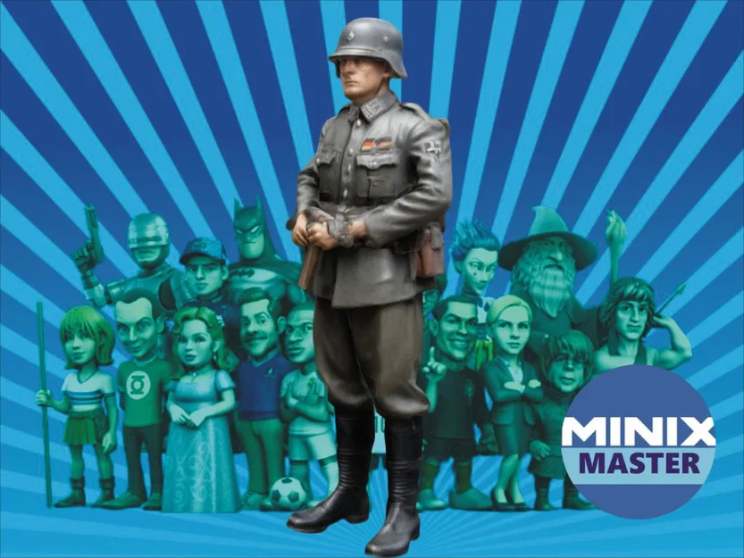 Mô hình người lính Đức (German Soldier) in 3D chi tiết ấn tượng - Image 1
