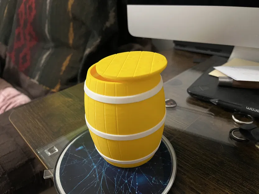 Mô hình thùng chứa đa năng (Multipurpose Barrel) có nắp đậy xinh xắn - Image 2