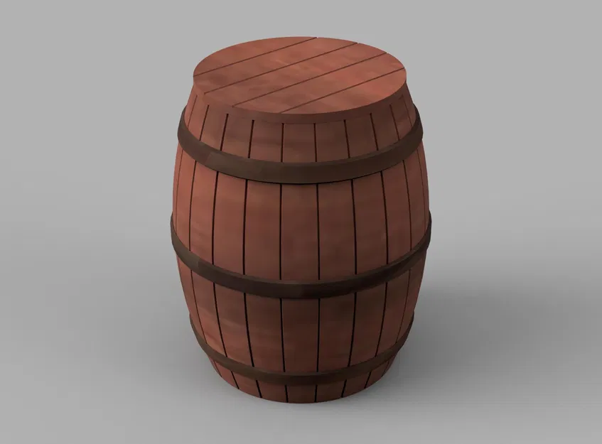 Mô hình thùng chứa đa năng (Multipurpose Barrel) có nắp đậy xinh xắn - Image 3