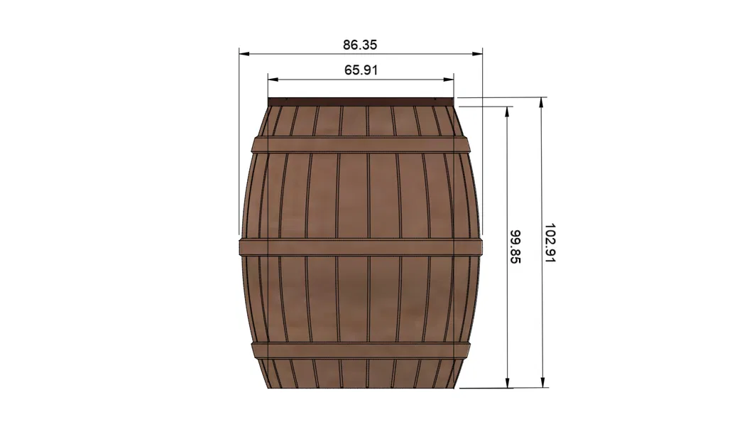 Mô hình thùng chứa đa năng (Multipurpose Barrel) có nắp đậy xinh xắn - Image 4