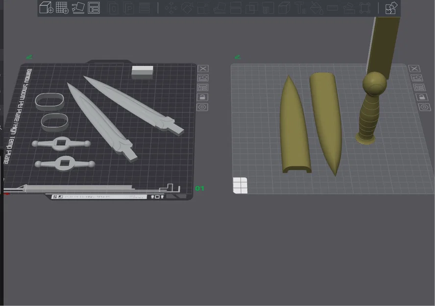 Mô hình dao găm Analace và bao kiếm - Image 6