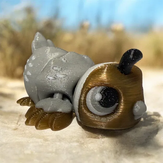 Mini Quail Articulated Flexi (Mô hình chim cút cử động linh hoạt) - Image 1