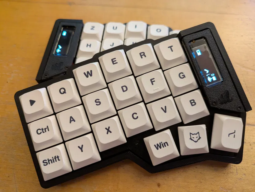 Vỏ Case 3D Cho Bàn Phím Cơ Không Dây Cho Corne ICE - Low Profile - Image 1