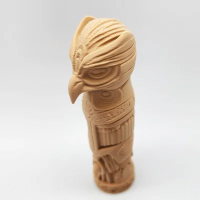 Mô hình cột Totem chim ưng Falcon Totem Pole - Đồ trang trí in 3D