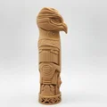 Mô hình cột Totem chim ưng Falcon Totem Pole - Đồ trang trí in 3D - Thumbnail 6