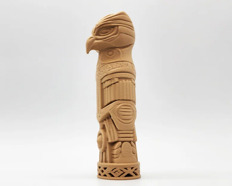 Mô hình cột Totem chim ưng Falcon Totem Pole - Đồ trang trí in 3D - Image 8