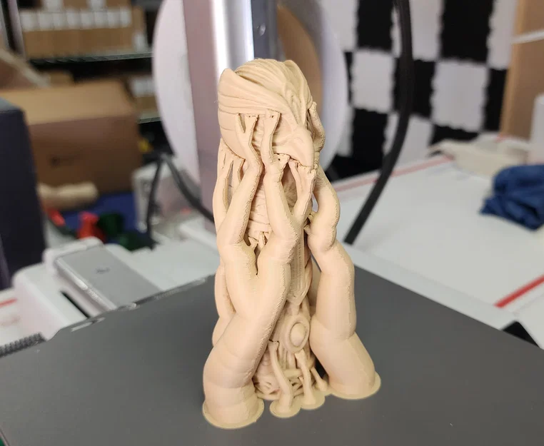 Mô hình cột Totem chim ưng Falcon Totem Pole - Đồ trang trí in 3D - Image 9