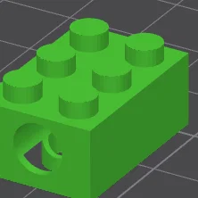 Hạt phụ kiện trang trí phong cách LEGO tự in 3D độc đáo
